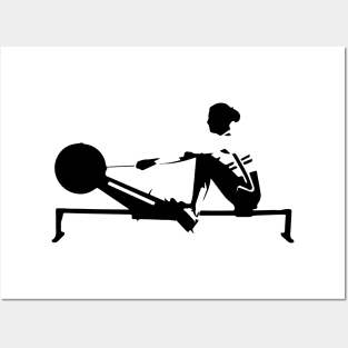 Indoor rowing shirt Posters and Art